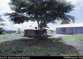 'Old buildings on Gold Ridge, Guadalcanal'