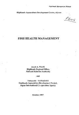 'Fish Health Management'