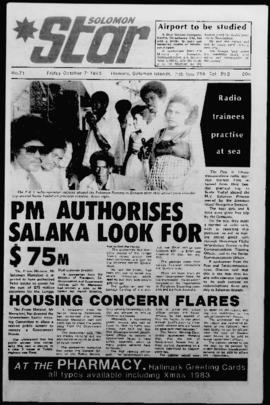 Solomon Star, Reel 1, October 1983