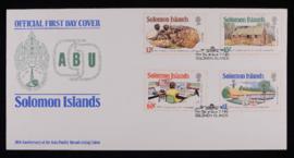 First Day Cover Stamps Marking Twentieth Anniversary of the Asia-Pacific Broadcasting Union