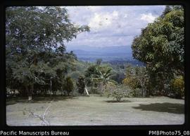 DCs [District Commissioner’s] garden, Rabaul [looking to the town and Simpson Harbour], East New ...