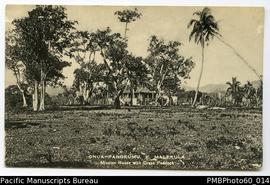 Postcard of Mission House at Onuea Pangkumu in E. Malekula