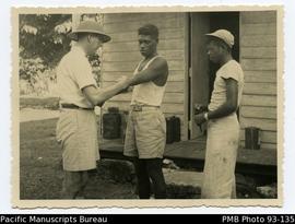 Rev C. K. Crump Giving An Injection For Yaws
