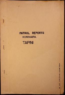 Report Number: 96 Kunimaipa River, Tapini. Patrol Report Nos.5, 6 and 7, Taipini, n.d., 3pp. Incl...