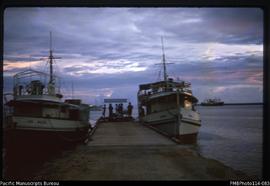 'MV Bina before leaving Honiara for the Western Solomons'