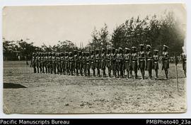 ‘Native Police Rabaul 1915.’ [Photo print.]