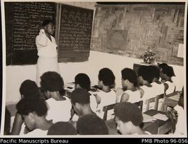 The Rev. Tevita Galuvakadua teaching students