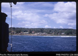 'Closeup view of approach to 'Ohonua harbour. 'Eua Island, Tonga'