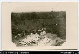‘Pita Paka taken from top of … mast 1914.’ [Kodak Austral Postcard.]