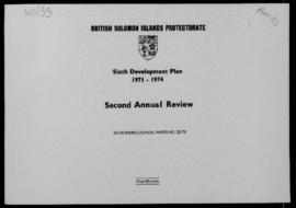 BSIP, Sixth Development Plan 1971-1974, Second Annual Review, Governing Council Paper No.22/73; 7...