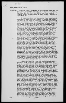 3A. Constitutional Planning Committee, Record of Proceedings, 5/12/72, Ts., roneo, pp.1-10 & ...