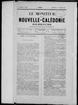 Le Moniteur de la Nouvelle-Caledonie, Journal Officiel de la Colonie, no. 223-235