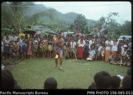 End of school year festivities in the centre of Falefa, Upolu, Samoa