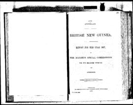 Reel 1, British New Guinea Report for the Year 1887