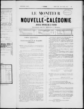 Le Moniteur de la Nouvelle Caledonie Noumea: Imprimerie du Gouvernement, no. 396-408