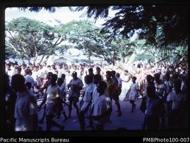 "Good Friday Easter procession, Mendana Avenue, Honiara"