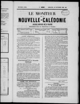 Le Moniteur de la Nouvelle Caledonie Noumea: Imprimerie du Gouvernement, no. 469-482