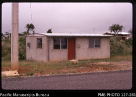 'Typical house in new housing area on edge of Suva, Fiji'