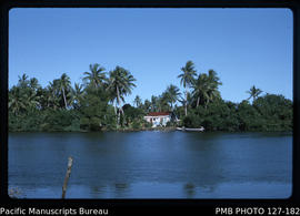 'House on a distributary in the Rewa Delta, near Suva, Fiji'