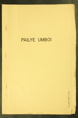 Report Number: 351 Bukun, Umboi Island, May 1963, 1p. [No map on file.]
