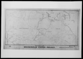 Map. Dept of Lands, Surveys and Mines Drafting Branch, Development Plan, Bougainville Copper Proj...