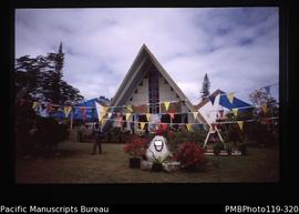 'Jubilee. PMC [Paton Memorial Church] and decorations, plaque for M.W. Paton [Margaret Whitecross...