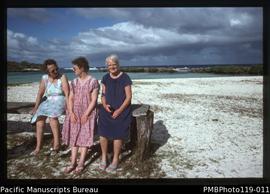 'East Efate beach - Janet, Heater, Vilma[?], Vila'