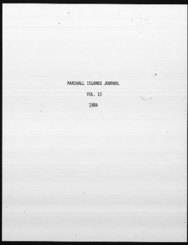 The Marshall Islands Journal, vol.15, 1-14