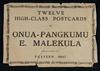 Twelve high-class postcards of Onua-Pangkuma East Malekula