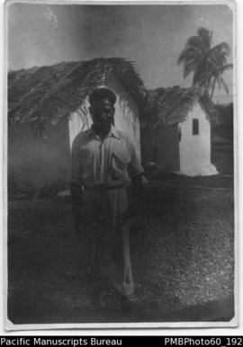 ni-Vanuatu man outside student housing