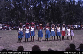 'Women dancers, Church opening, Tanaghai Roman Catholic Mission, Guadalcanal'