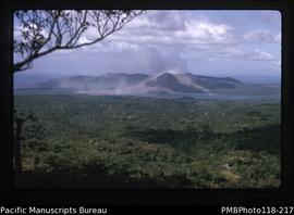 'Tanna volcano from the main road'