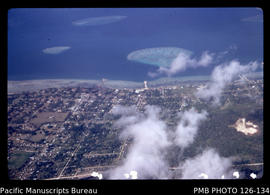 'Aerial view of downtown Nuku'alofa, Tonga'