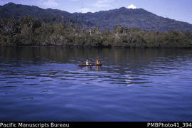 [Children in canoe] 'Lau, Malaita'