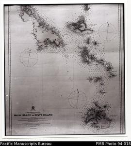 Map of Malo to Efate Islands