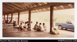 View of the old Salelologa market, Savaii