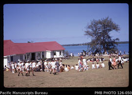 'View of Royal Residence and Fanga 'Uta lagoon, Tonga'