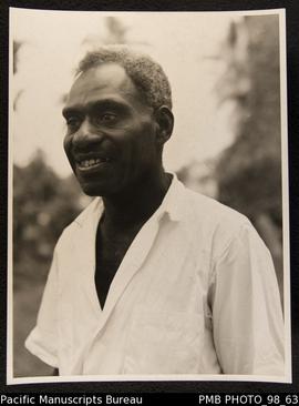 Portrait of Ni-Vanuatu man