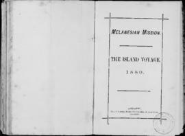 'The Island Voyage, 1880' and a prayer for the Melanesian Mission