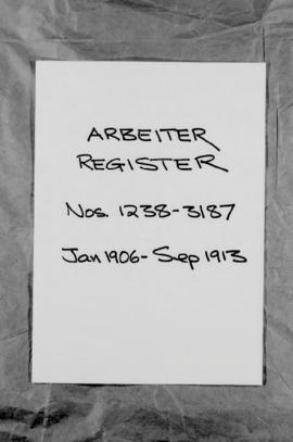 Arbeiter Register, No. 1238-1861