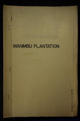 Report Number: 186 Land Inspection - Manimbu Plantation, 7pp.