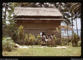 'Two storey leaf house at Buni, near Wana Wana Lagoon'