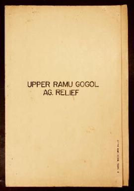 Report Number: 4 Upper Ramu Gogol Ag. Relief. Proposed Agricultural Station Site - Madang Area.  ...