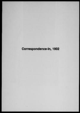 Correspondence in 1902
