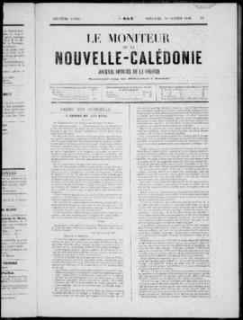 Le Moniteur de la Nouvelle Caledonie Noumea: Imprimerie du Gouvernement, no. 434-444