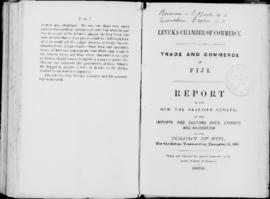 'Report of the Hon. The Receiver General on the Imports and Customs Dues, Exports and Navigation ...