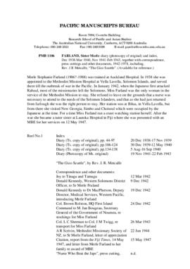 PMB MS 1106 Finding Aid