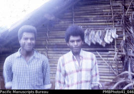 'Two men of Valehaiae village, Guadalcanal'