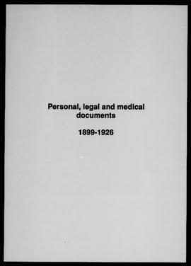 Personal, legal and medical documents