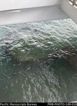 USS Arizona’s wreckage, USS Arizona Memorial, Pearl Harbor, Oahu